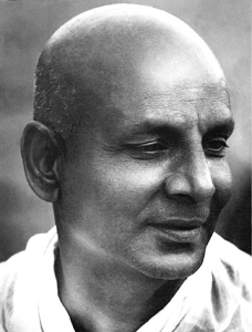 Swami Sivananda (1887–1963) Black-and-white portrait of Swami Sivananda